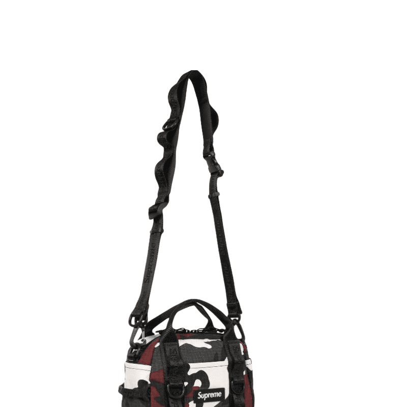 Сумка Supreme 4L CORDURA® Хлопковая смесь Резистентная к разрыву ткань Дорожная сумка Унисекс Красная Камуфляжная - изображение 2