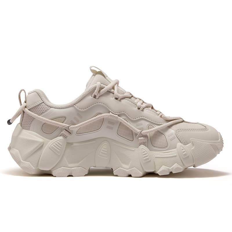 Кроссовки FILA FUSION exocet ii Лоу-топы массивные кроссовки женские Березово-коричневый Тофу Белый - изображение 2