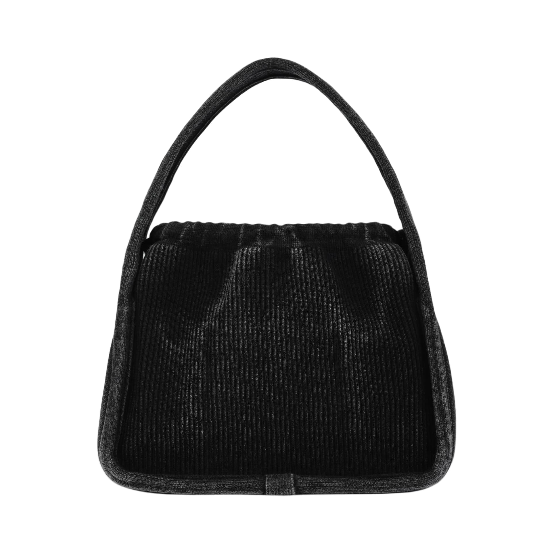 Сумка Alexander Wang Gradient Ribbed Logo Drawstring Tote Small Gray - изображение 8