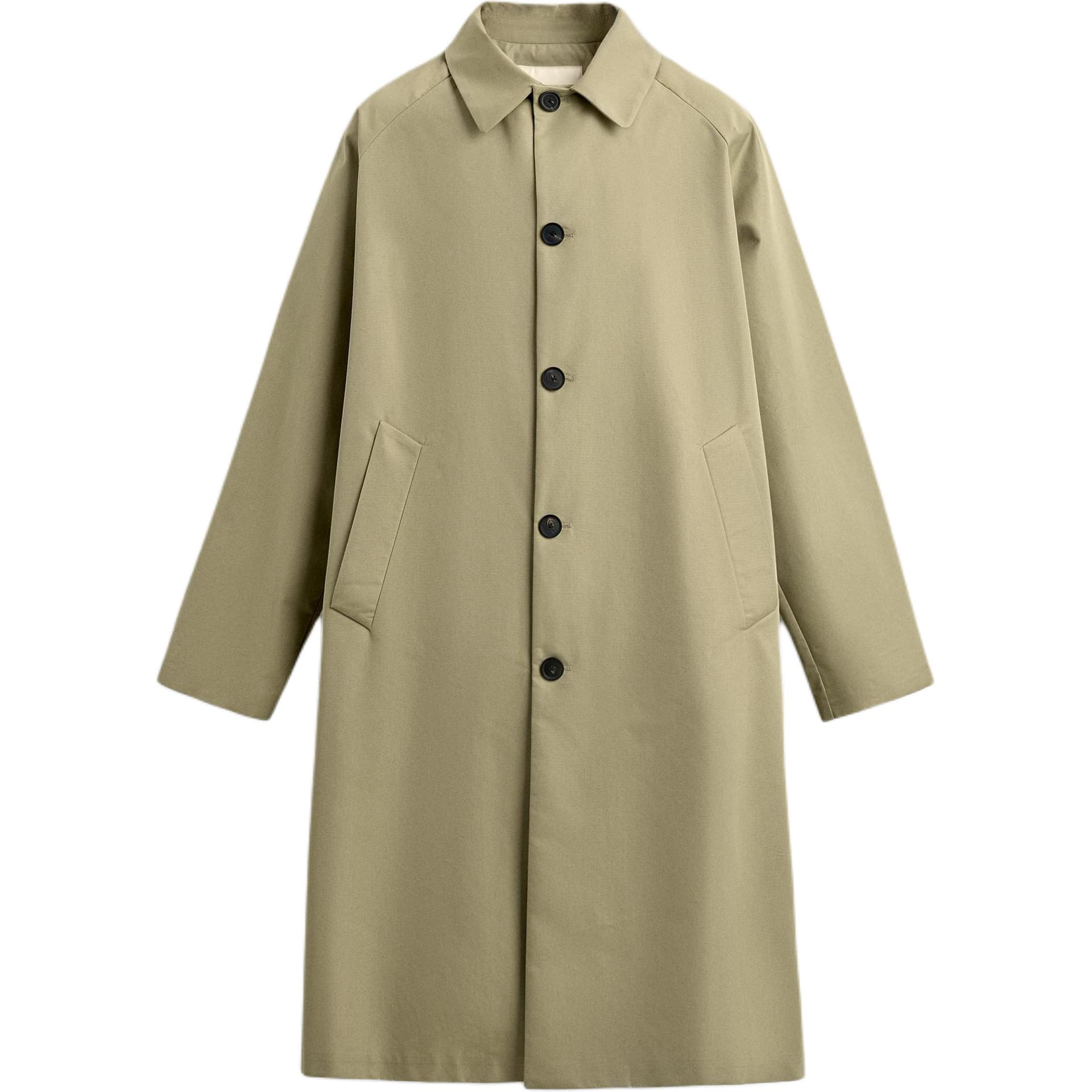 Ветровка ZARA SS26 Песок Унисекс Тренч - изображение 1
