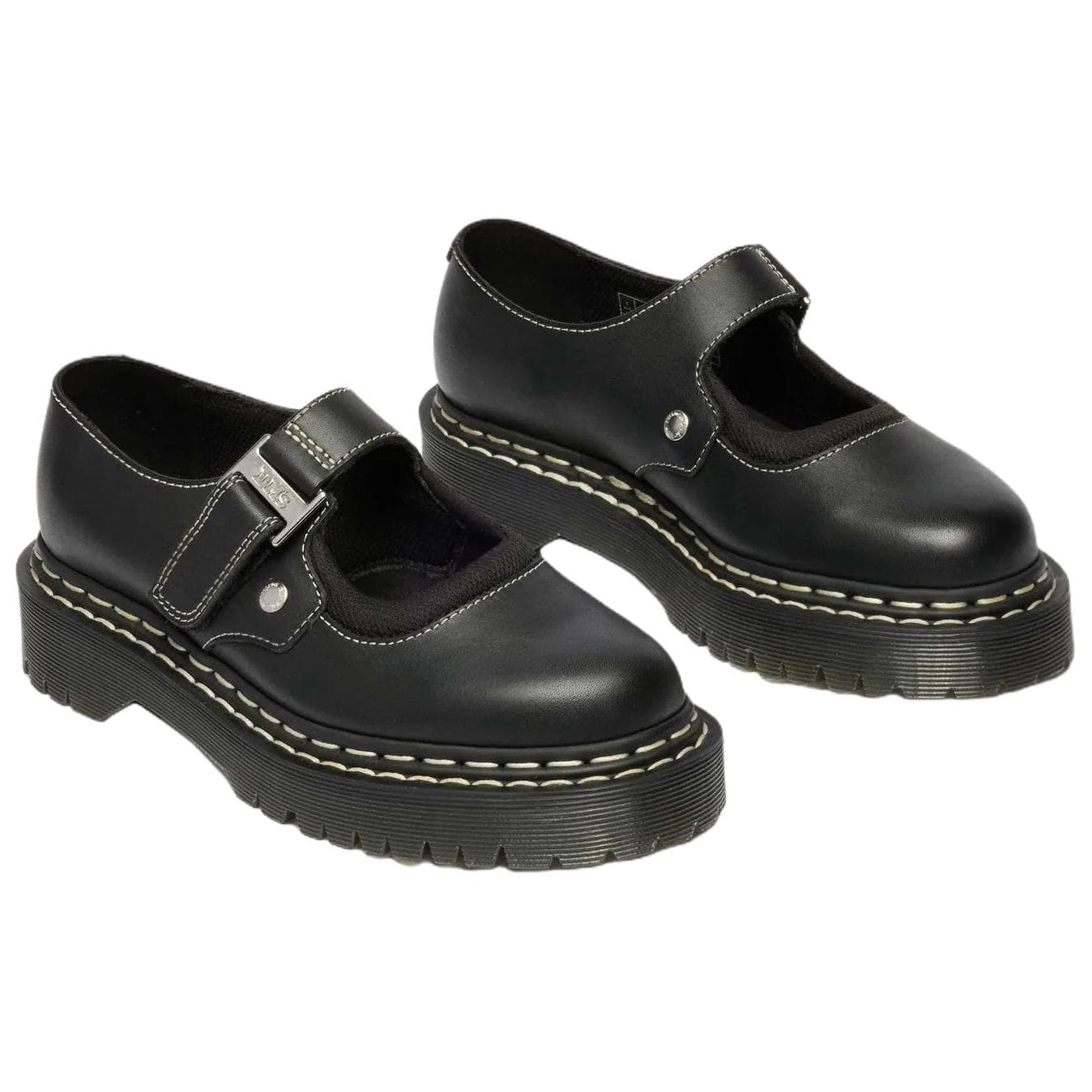 Тапочки Dr.Martens Mary Jane BEX Повседневная обувь Женская Черная - изображение 4