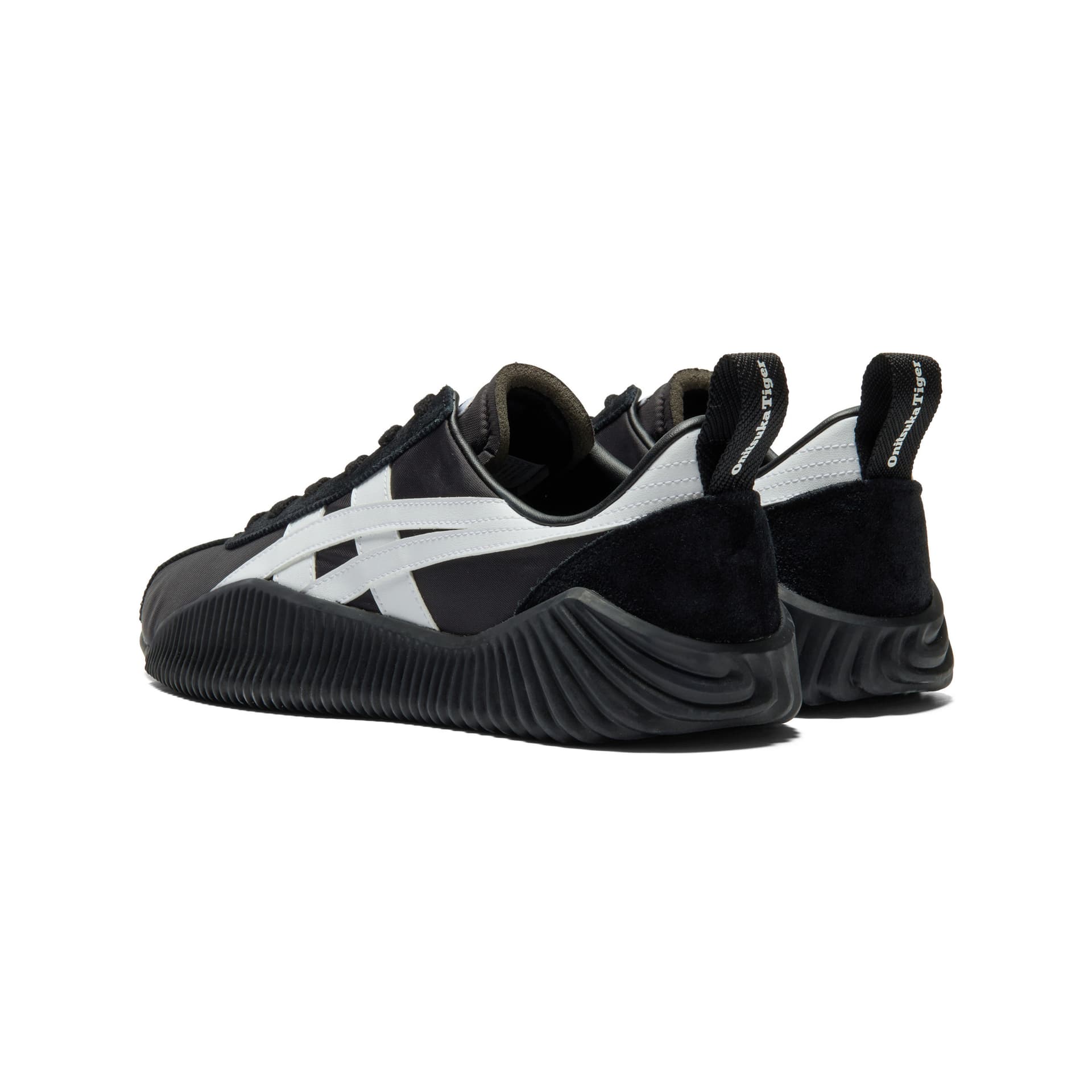 Кроссовки Onitsuka Tiger Acromount противоскользящая устойчивая к истиранию низкий верх повседневная обувь унисекс черный белый - изображение 4