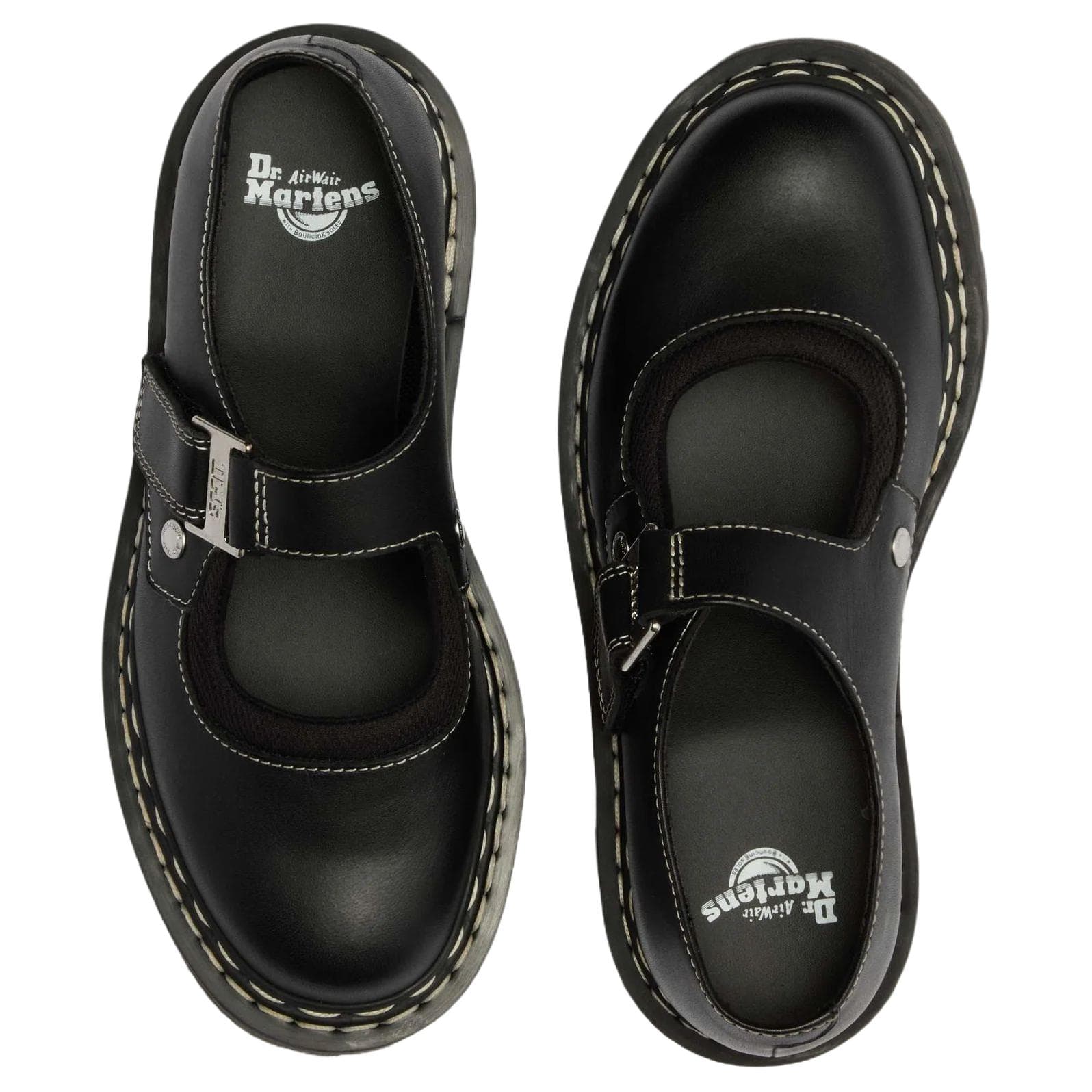 Тапочки Dr.Martens Mary Jane BEX Повседневная обувь Женская Черная - изображение 5