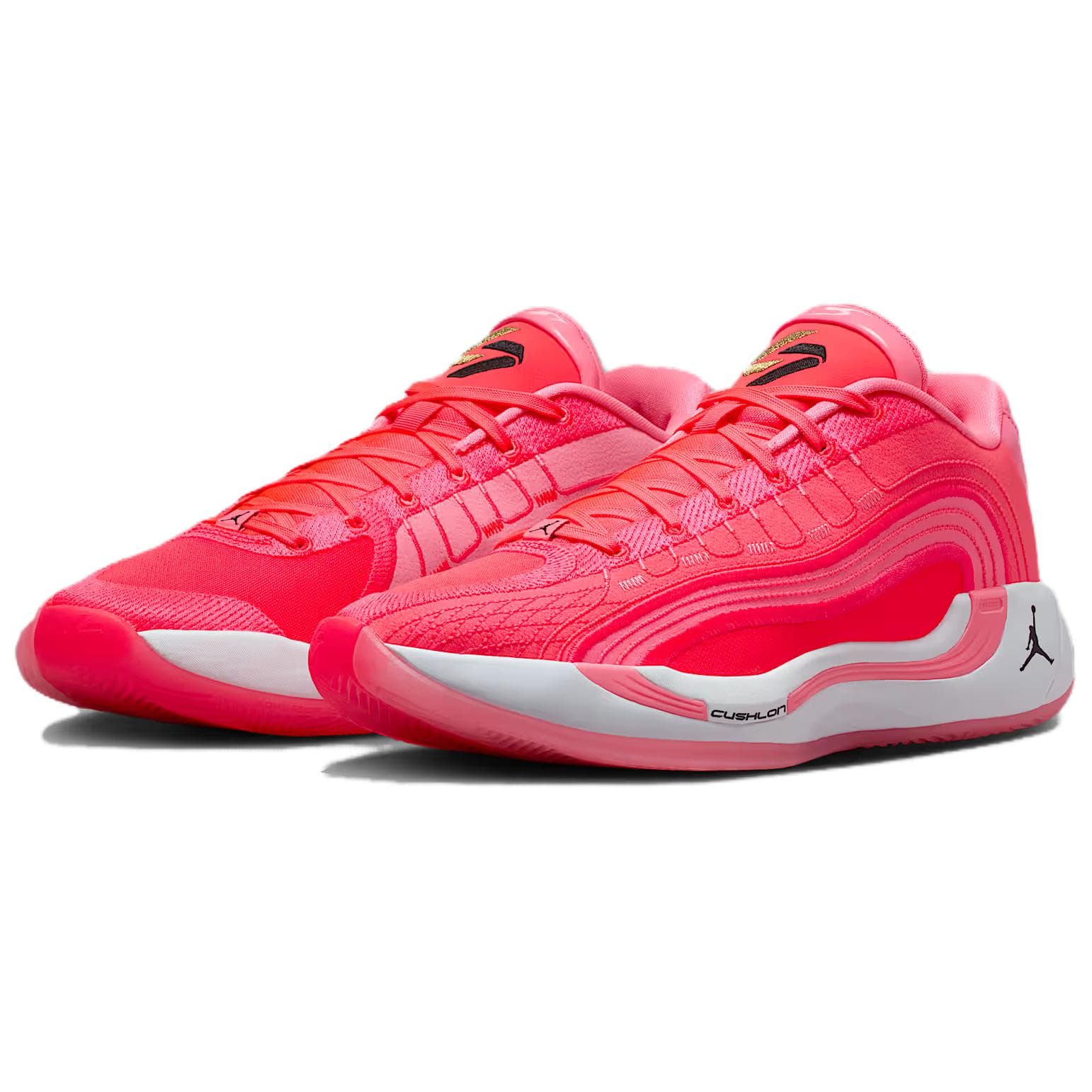 Кроссовки для баскетбола Jordan X Luka 4 PF Универсальные Удобные Баскетбольные Кроссовки Для Мужчин Ярко-розовый Лоу-топы - изображение 3