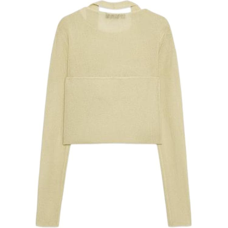 Кофта ZARA Яркий Имбирно-желтый Женские Трикотаж - изображение 3
