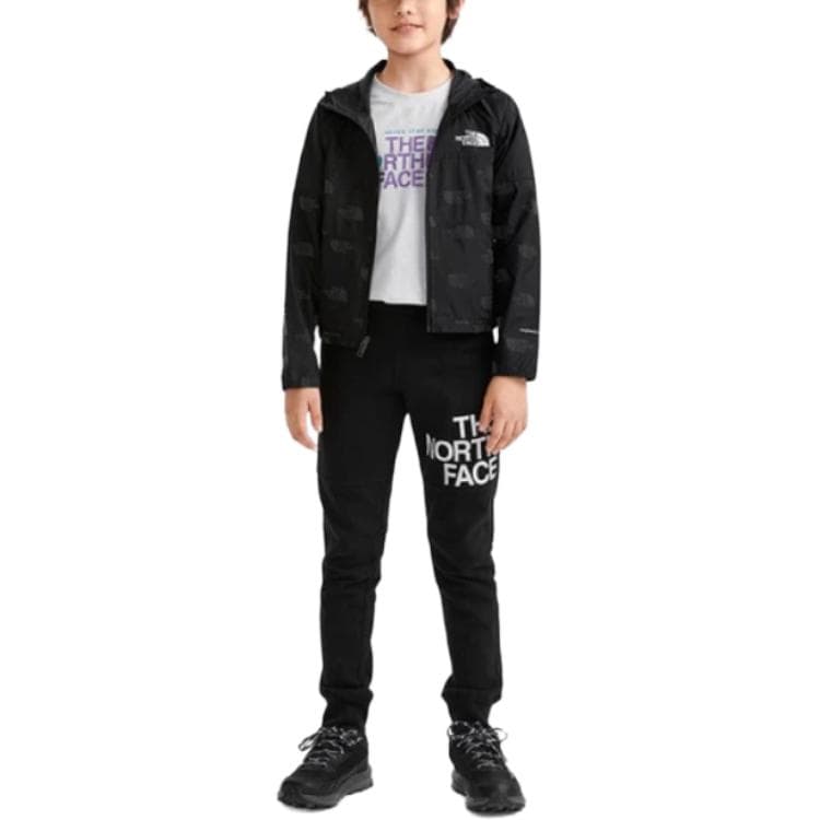 The North Face Logo Hoodie Jacket Kids Black - изображение 4