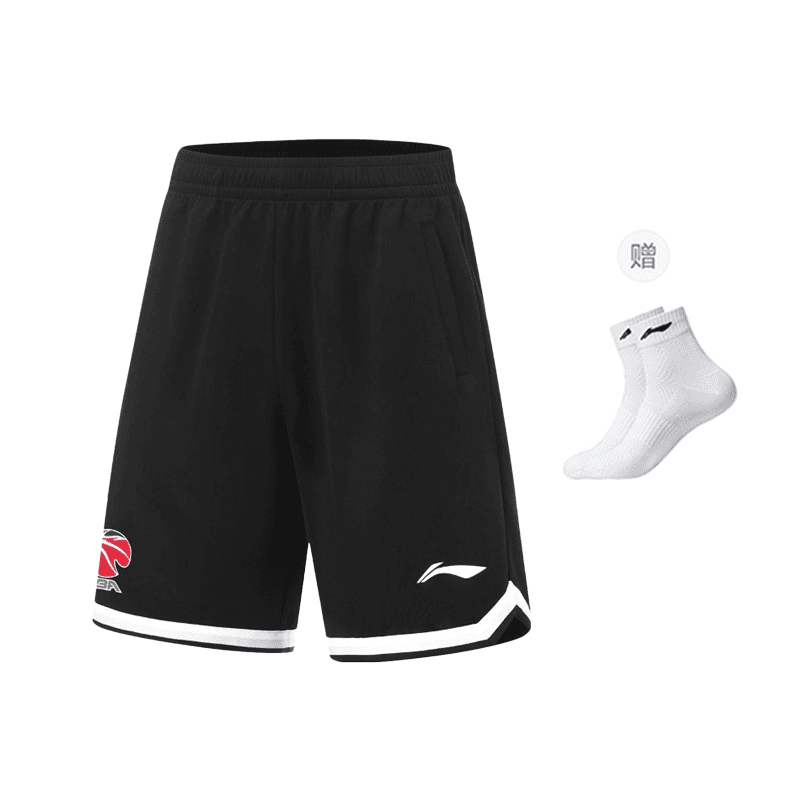 Баскетбольные шорты LiNing CBA Series Basketball Pants Black White - изображение 6
