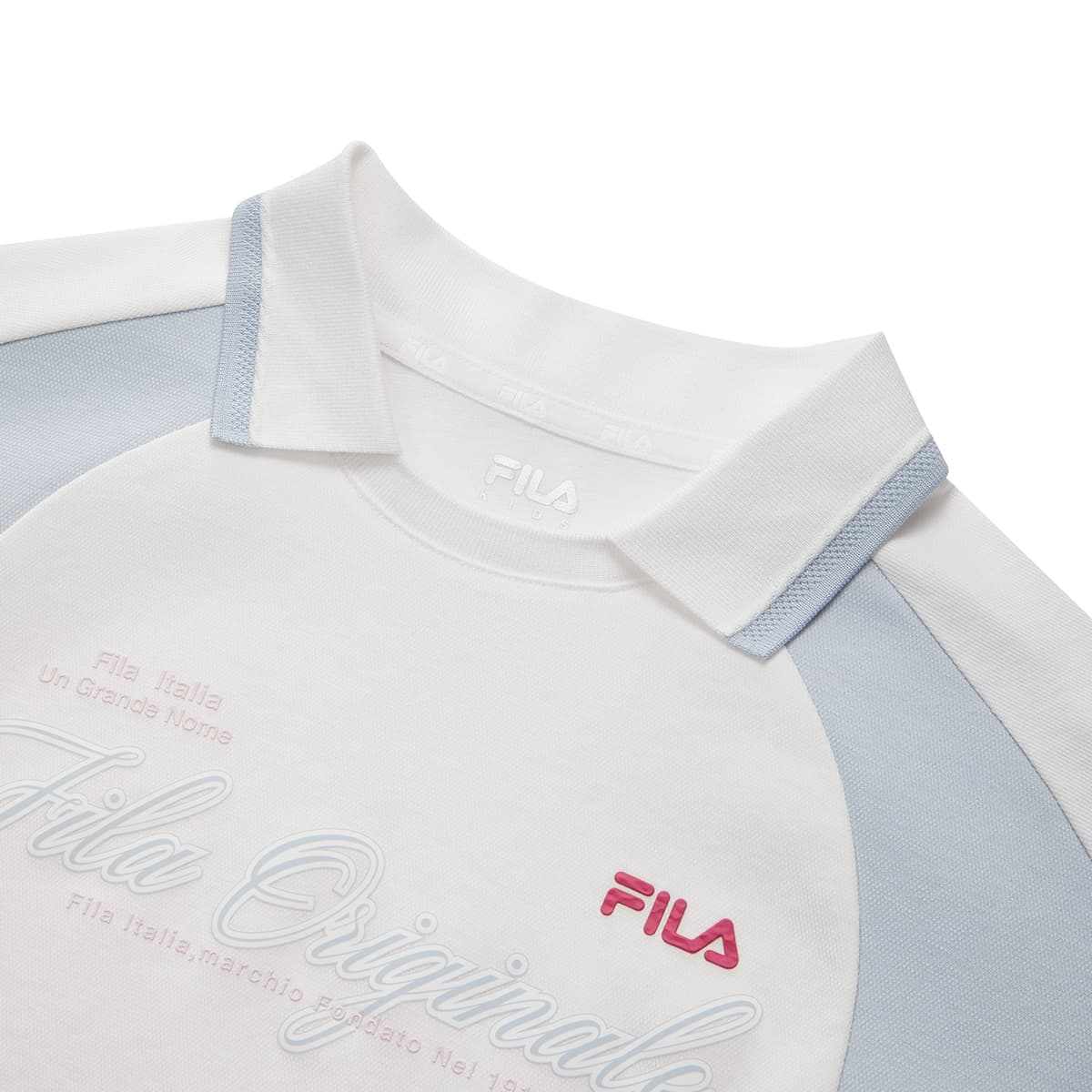 FILA KIDS Короткий рукав T-рубашка Cloud White Детская - изображение 3