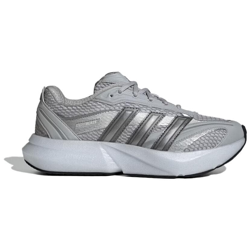 Кроссовки для бега Adidas LIGHTBLAZE GLOW Амортизация Повседневные Беговые Кроссовки Женские Серые - изображение 2