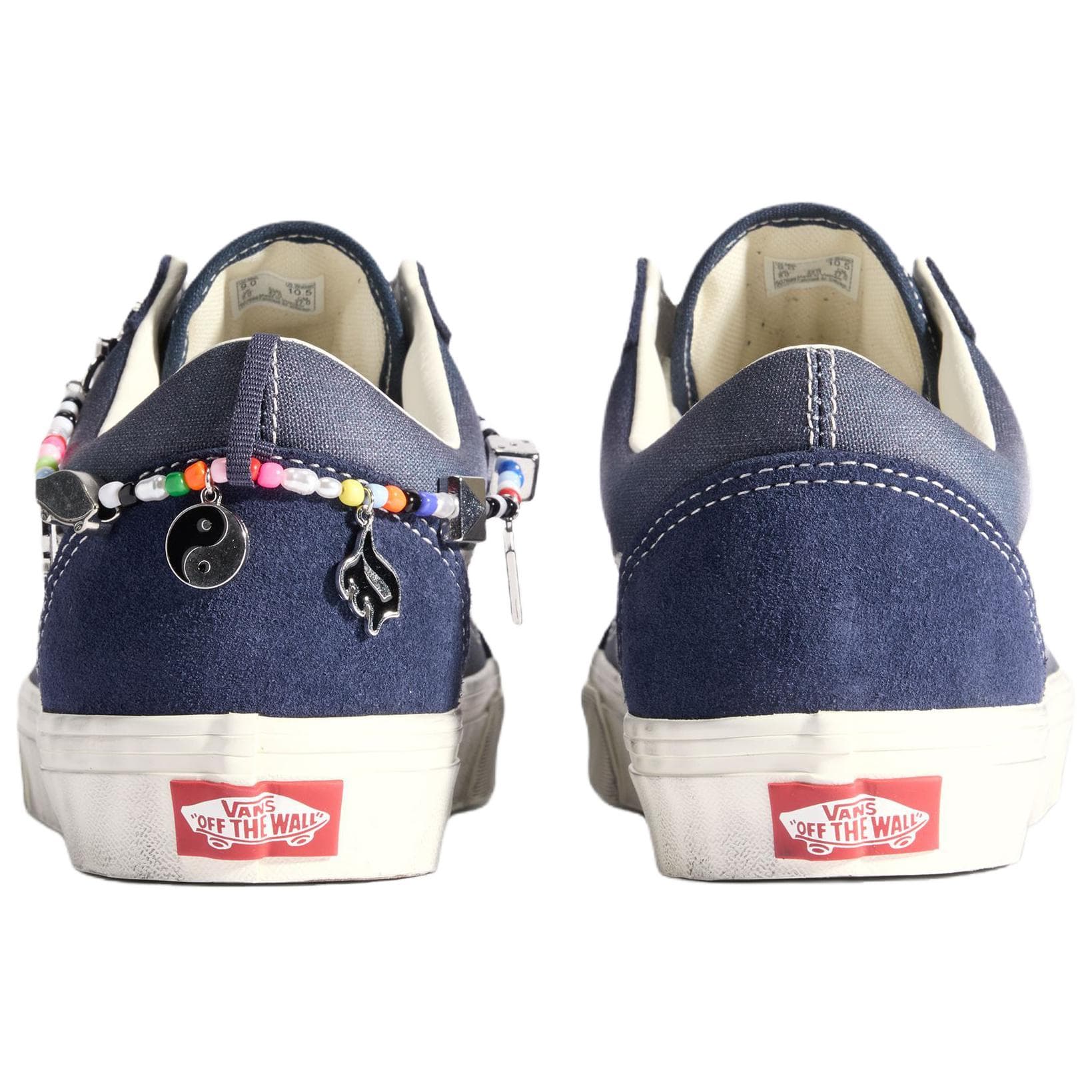 Кроссовки Vans Old Skool Холст Удобные Скейтборд Кроссовки Унисекс Синие - изображение 3