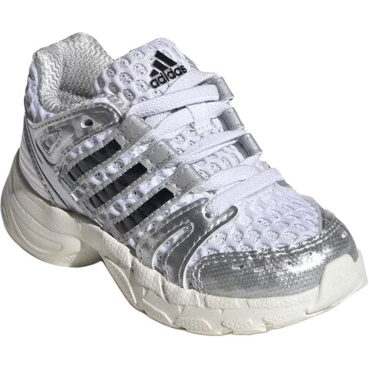 Кроссовки Adidas Adistar Control 5 Low Топ Обувь для малышей Серебряный для младенцев и малышей - изображение 3