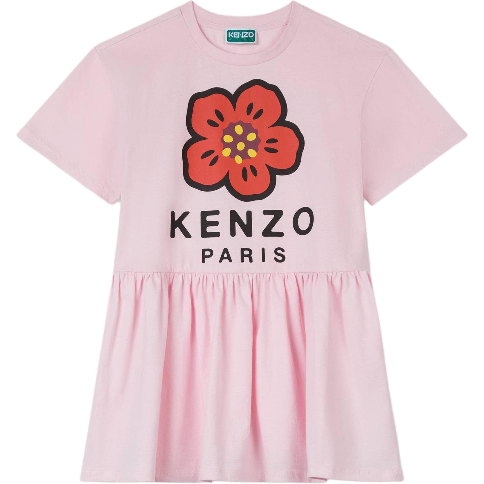 KENZO Светло-розовые Платья для девочек - изображение 1