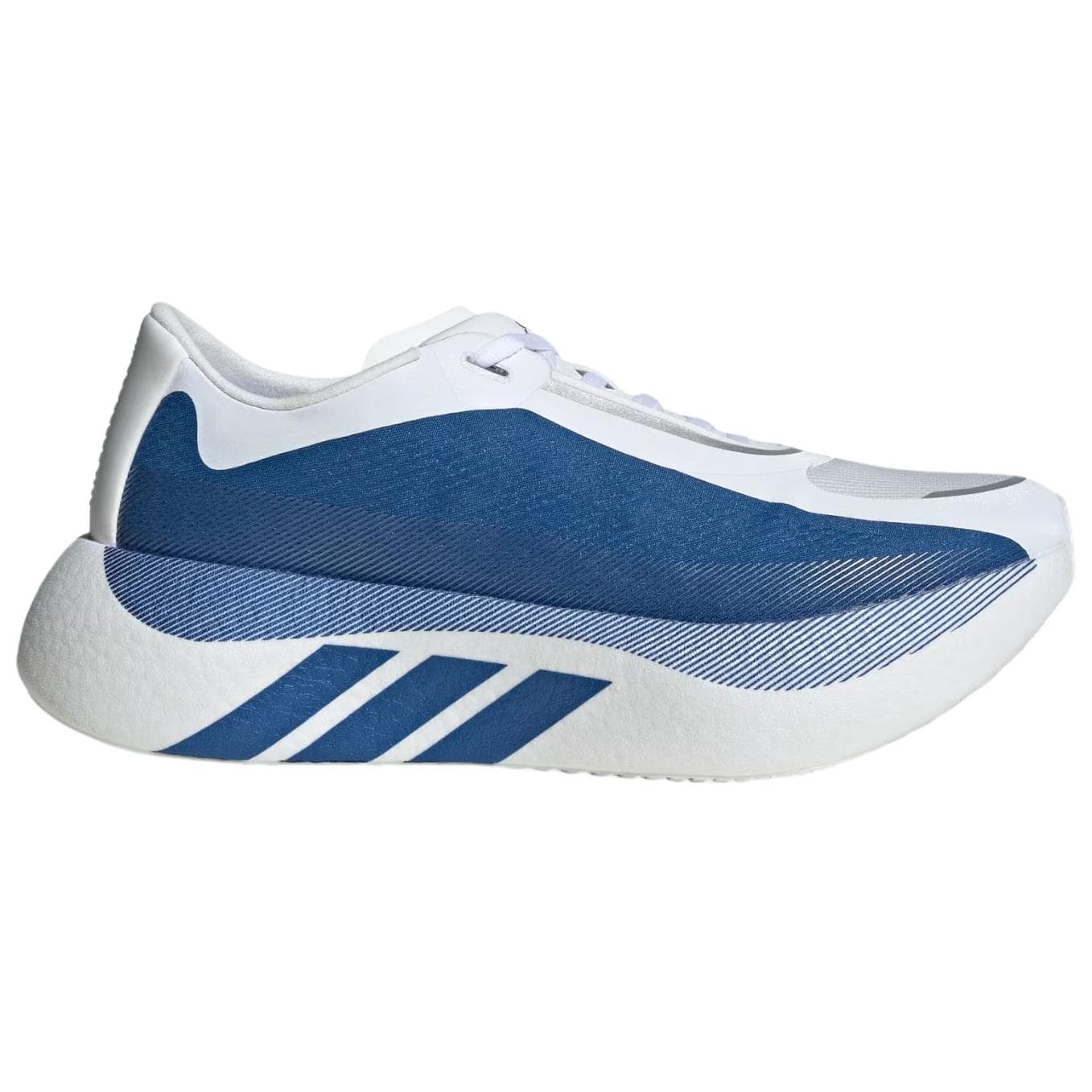 Кроссовки для бега Adidas Hyperboost Edge противоскользящие устойчивые к истиранию поддержка отскок беговые кроссовки мужские синий белый - изображение 2