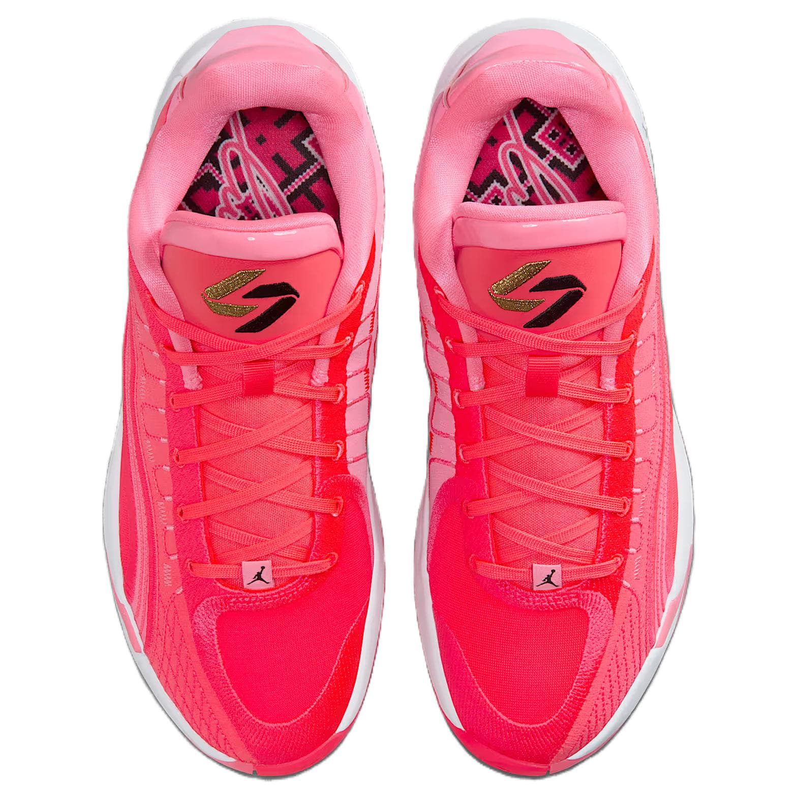 Кроссовки для баскетбола Jordan X Luka 4 PF Универсальные Удобные Баскетбольные Кроссовки Для Мужчин Ярко-розовый Лоу-топы - изображение 4