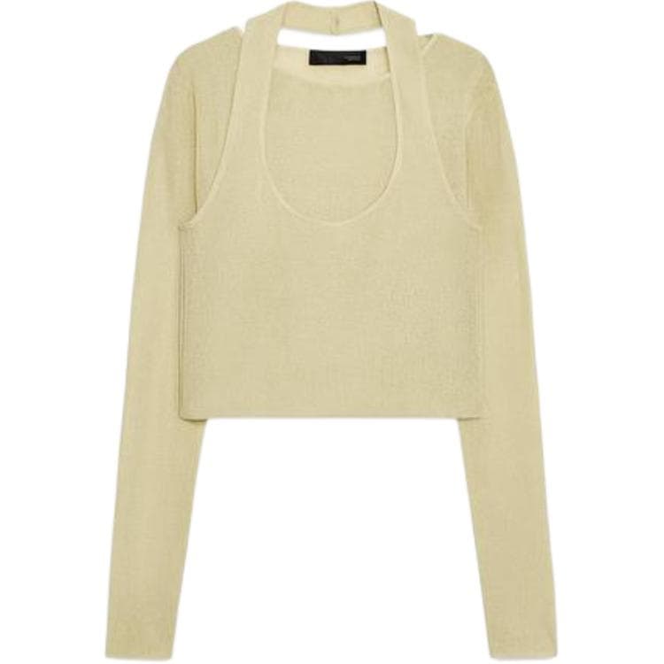 Кофта ZARA Яркий Имбирно-желтый Женские Трикотаж - изображение 1