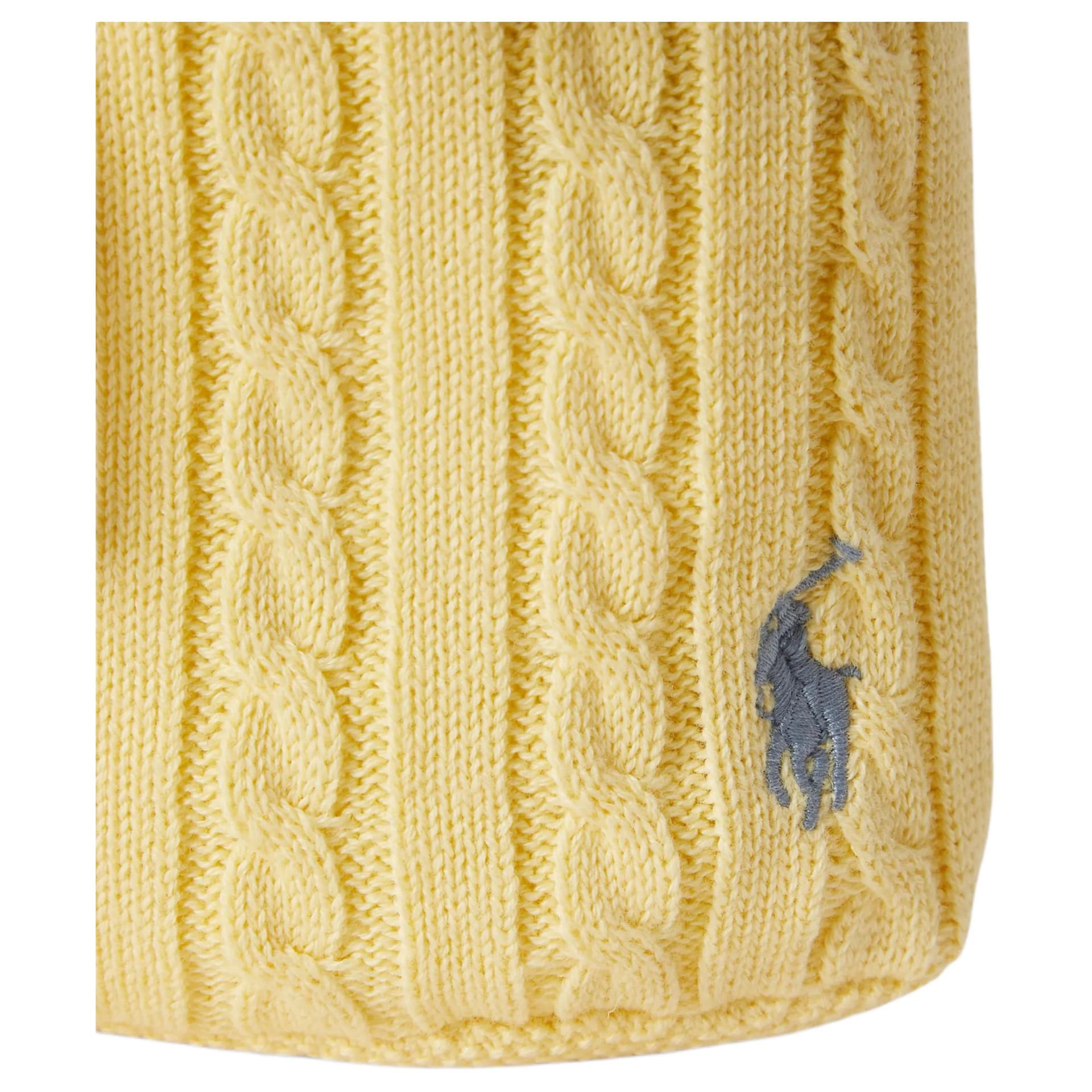 Мини-сумка Polo Ralph Lauren Хлопковое волокно Сумка-ведро Сумки через плечо Обычный (стандартный) Детский Желтый - изображение 5