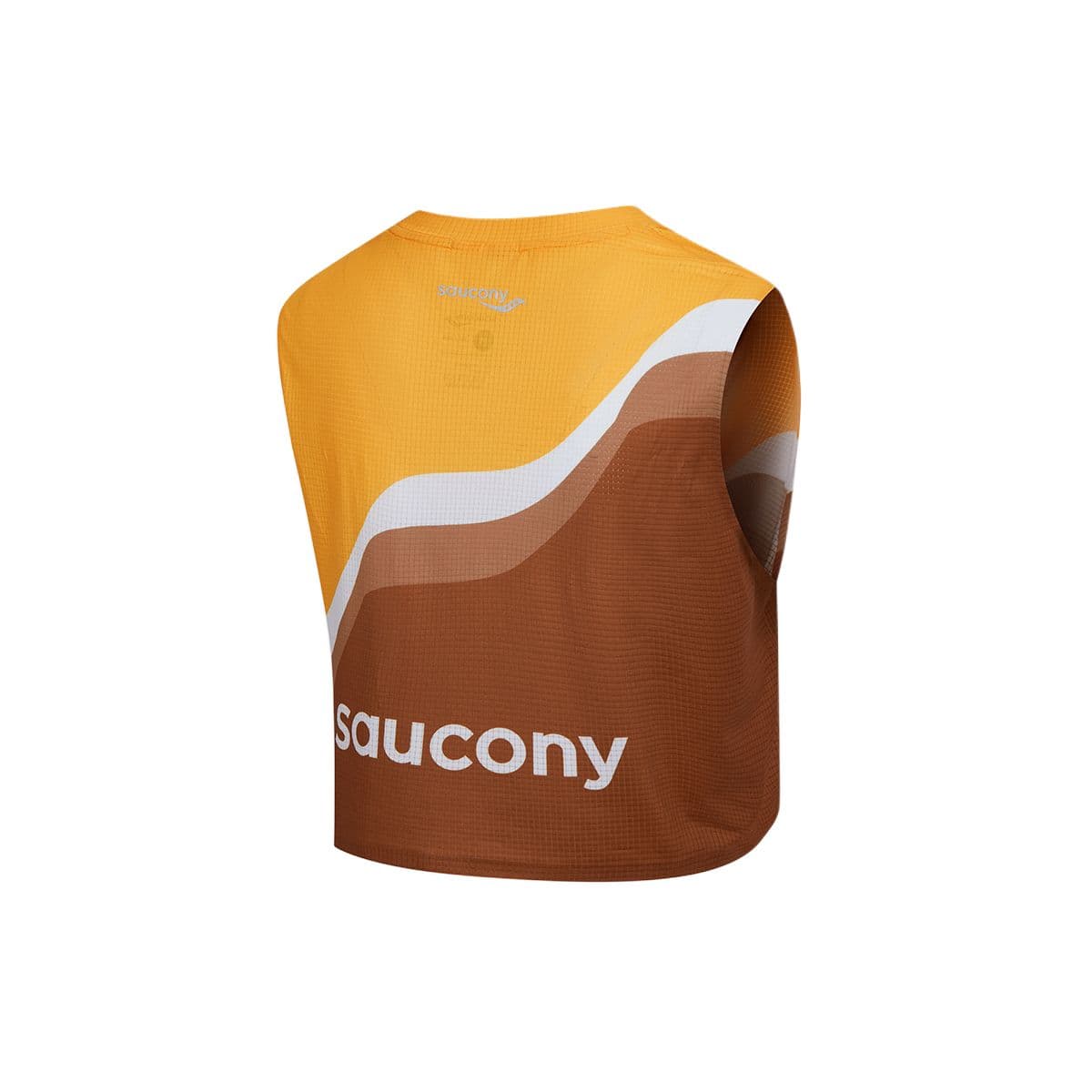 Майка Saucony Майка Женская Желто-Коричневая Группа - изображение 2