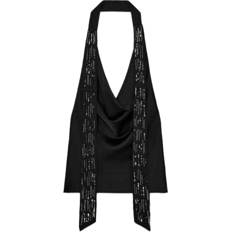 Майка ZARA Черные Женские Майки - изображение 1
