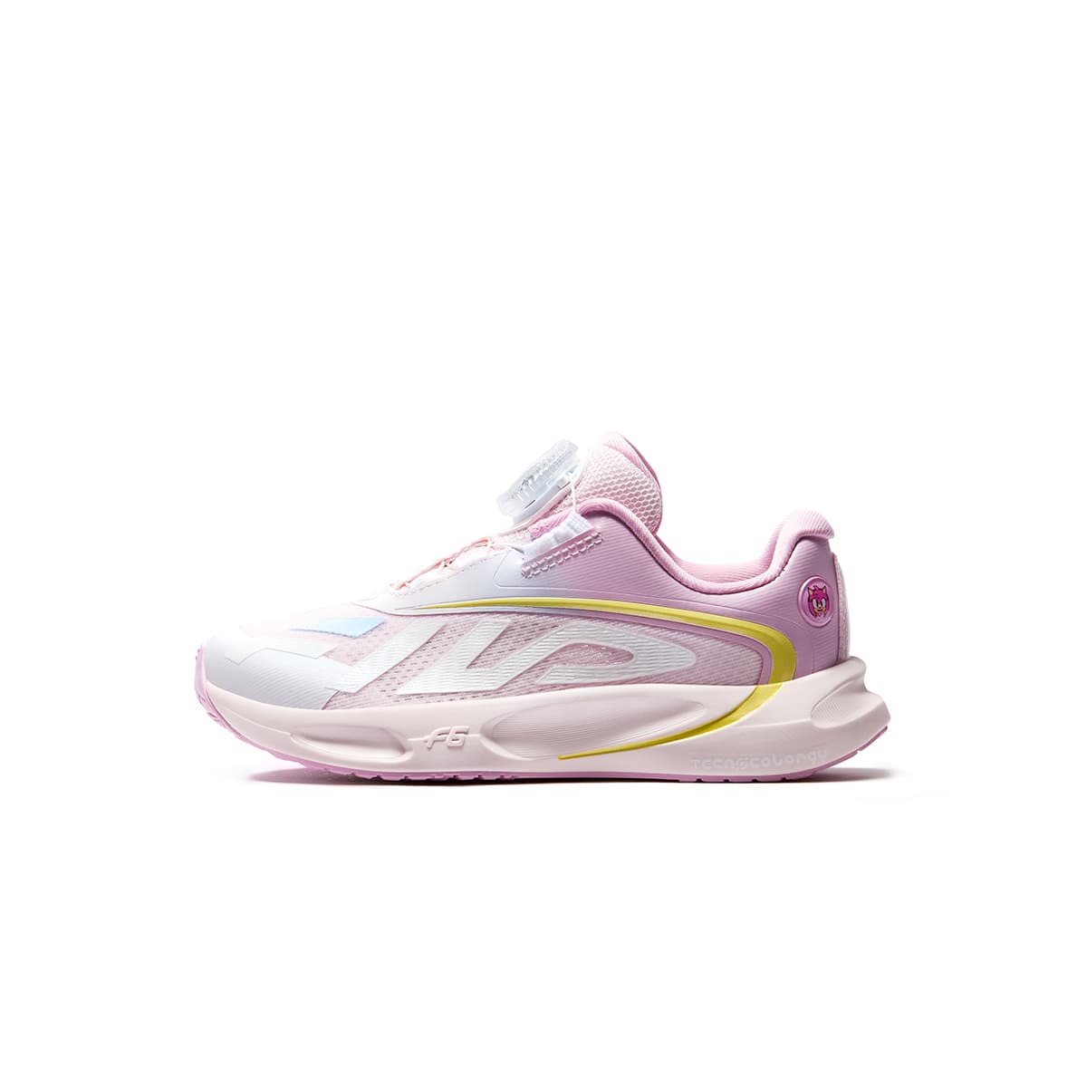 Кроссовки FILA KIDS X SONIC Амортизация Дышащие Беговые Кроссовки Розовая Вода Розовый FILA Белый Детский - изображение 1