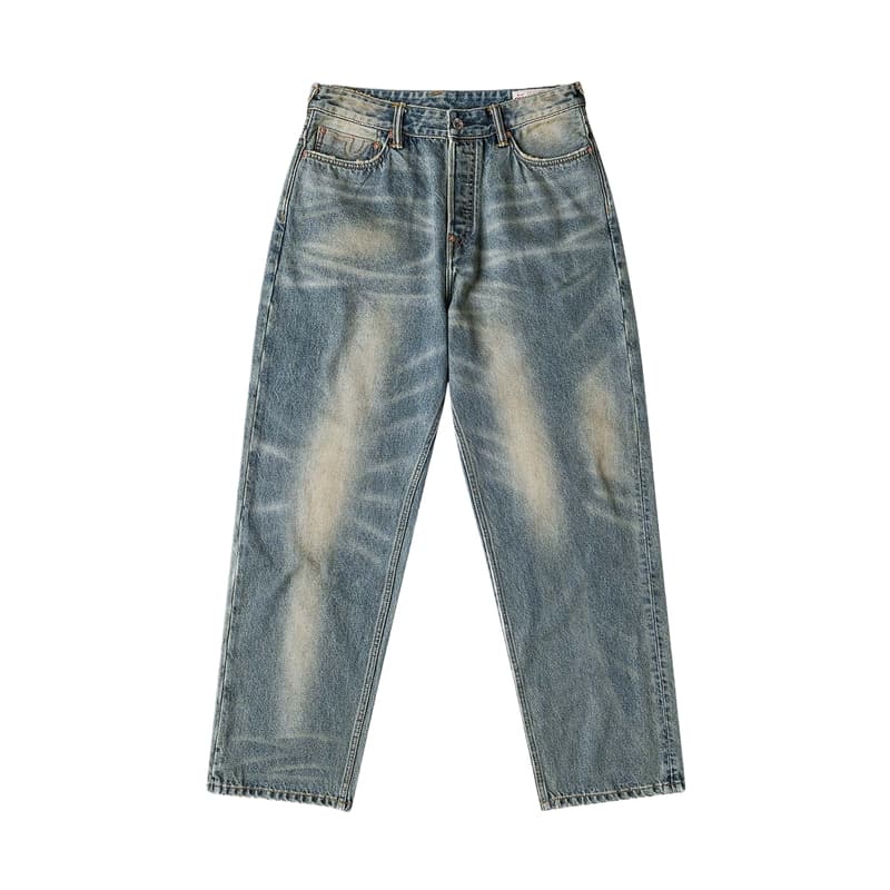Штаны EVISU Джинсовый Синий Мужские Джинсы - изображение 2