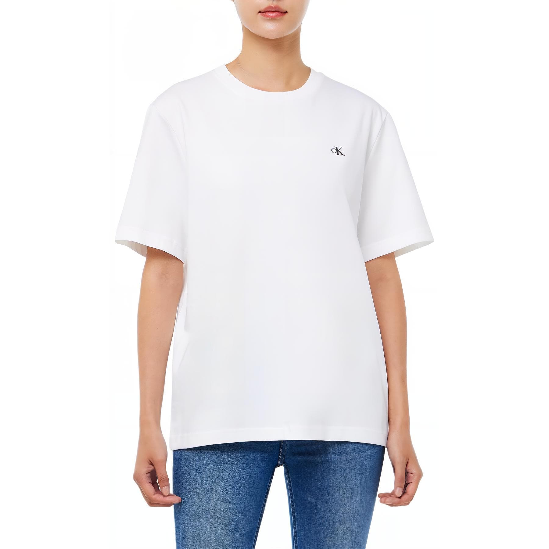 Футболка CALVIN KLEIN T-рубашка женская белая - изображение 3