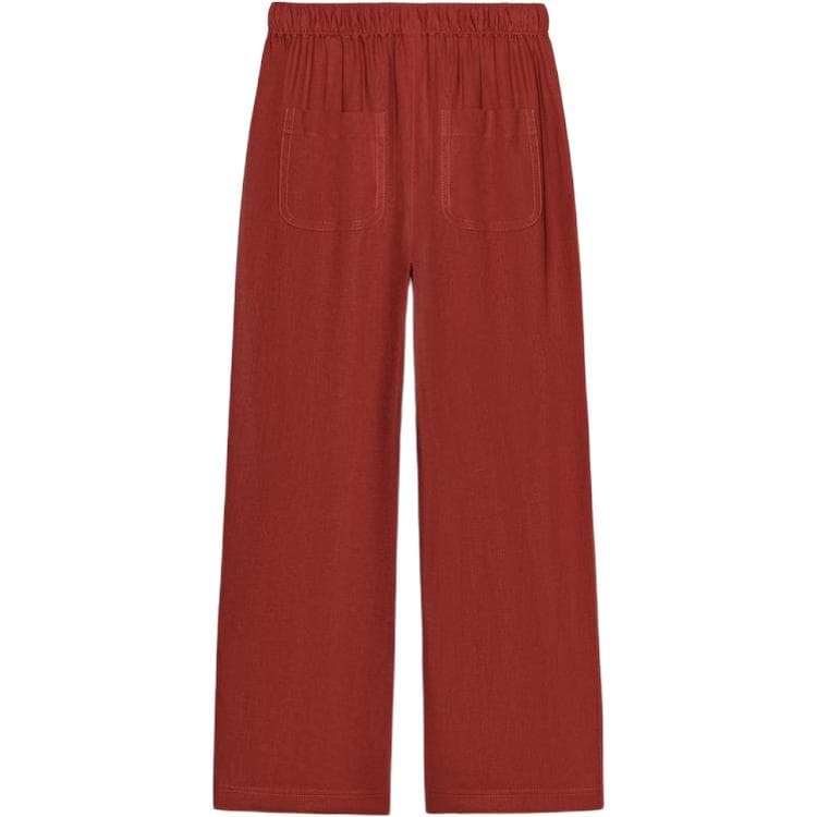 Штаны ZARA Red Women's Casual Pants ZARA Красные Женские Повседневные Брюки - изображение 2