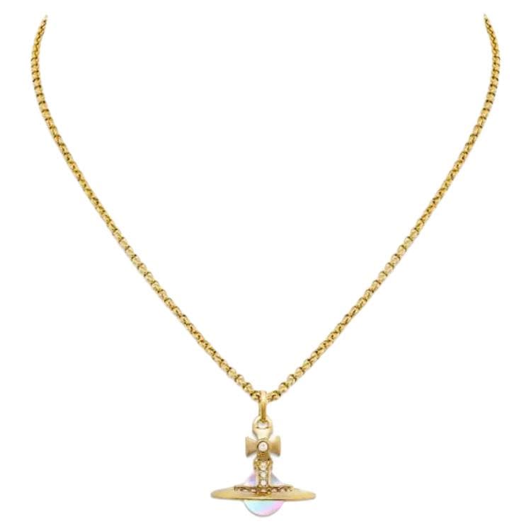 Ожерелье Vivienne Westwood Aurora Charm Подвеска-ожерелье Женское Золото - изображение 2