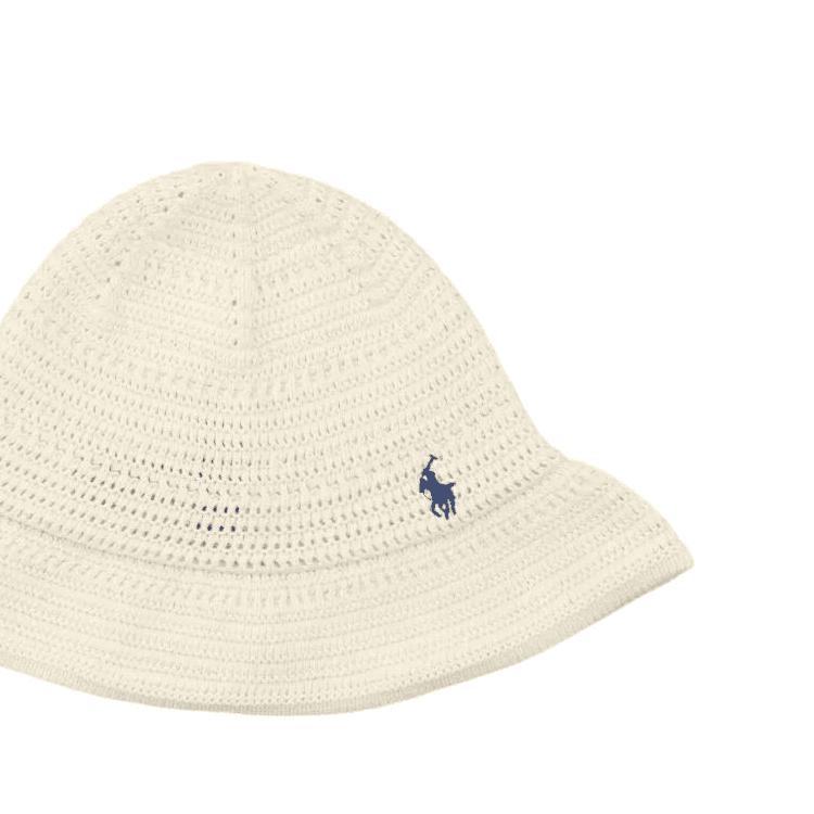 Шапка Polo Ralph Lauren Мягкий хлопок Шапки-бини для детей цвет экрю - изображение 3