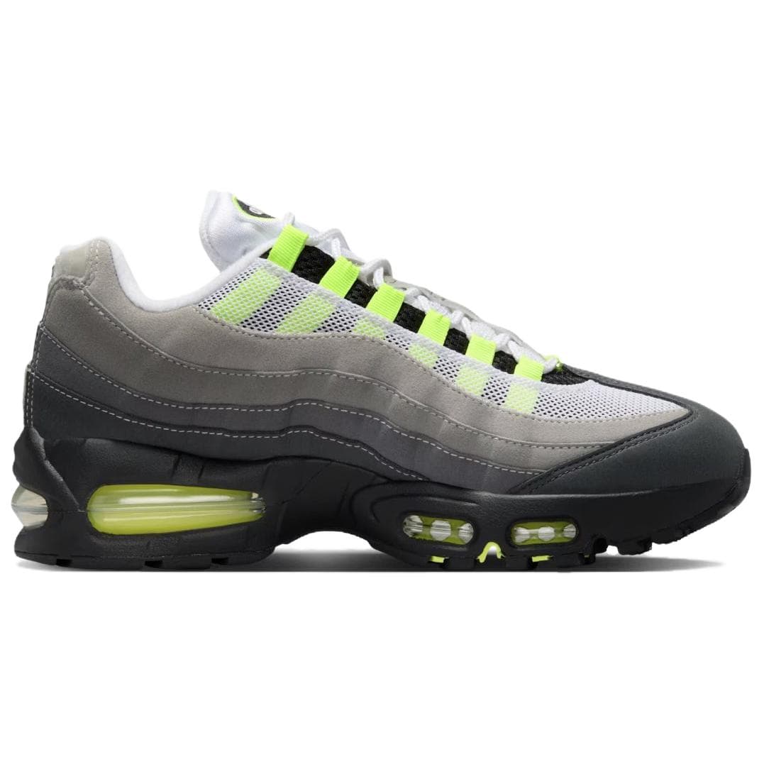 Кроссовки для бега Nike Air MAX 95 Беговые кроссовки Женские Серый Зеленый - изображение 2