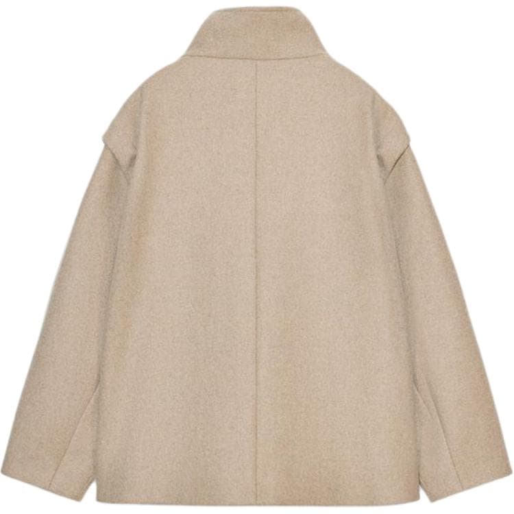 ZARA Светлый Верблюжий Женский Пальто - изображение 2
