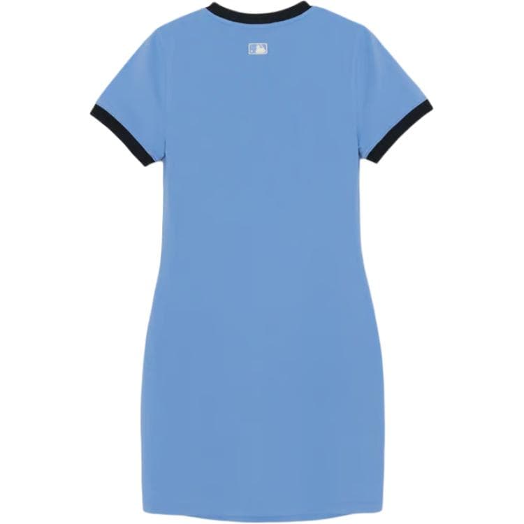 Платье MLB New York Yankees Basic Collection SS26 Короткое платье с короткими рукавами для женщин - изображение 2