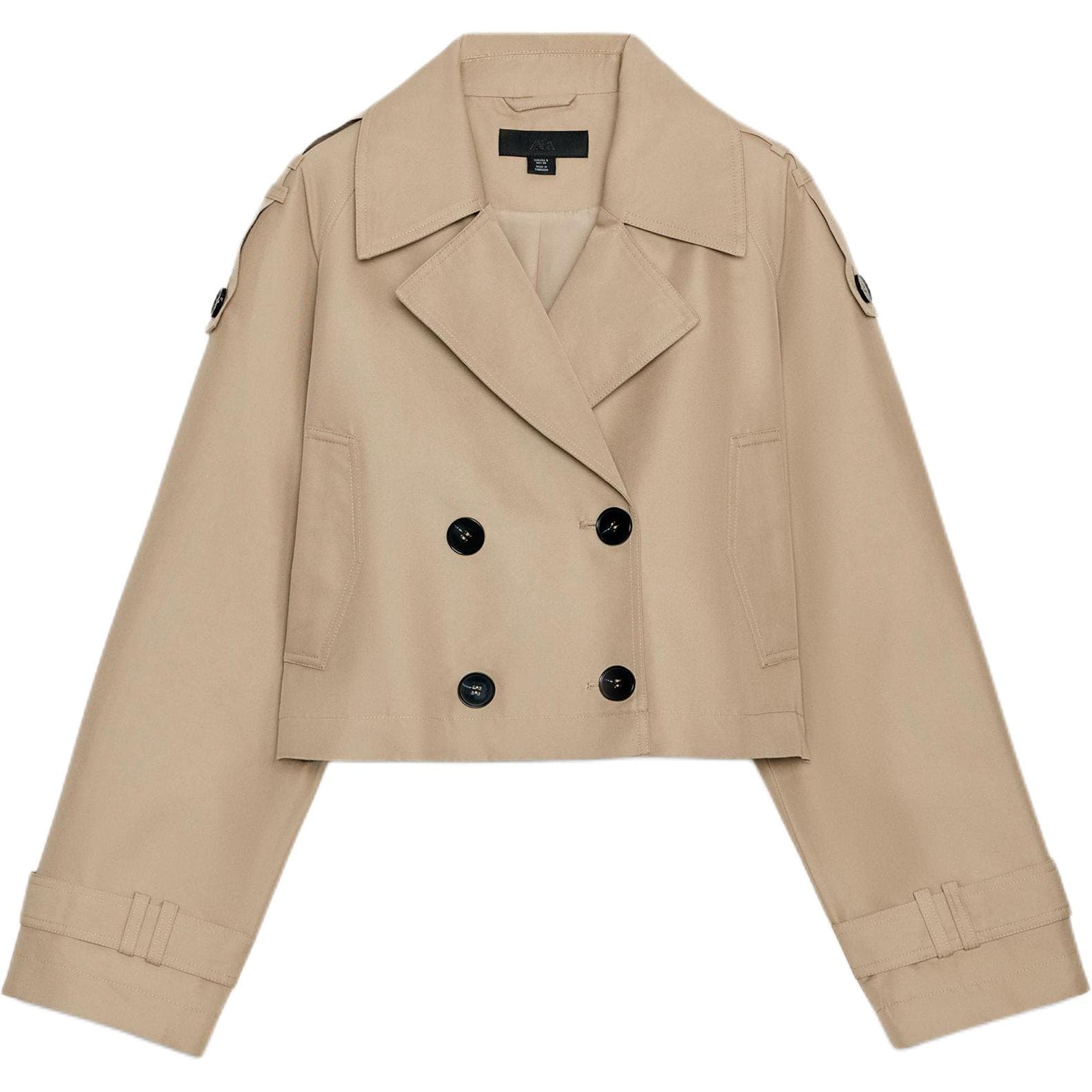 ZARA Коричневый Женский Тренч - изображение 1