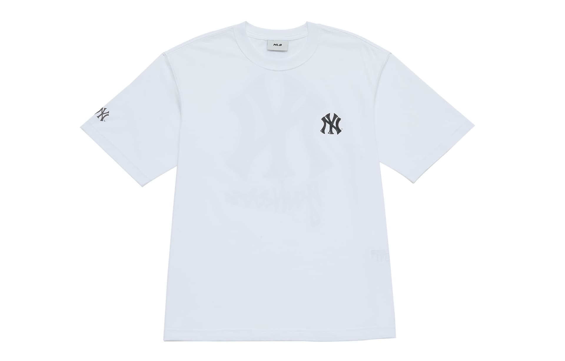 Футболка MLB New York Yankees Стандартный Белый Цвет Унисекс T-рубашки - изображение 2