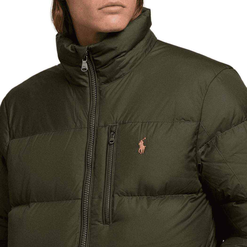 Зимняя куртка Polo Ralph Lauren FW24 Пуховик Мужской Оливково-зеленый - изображение 6