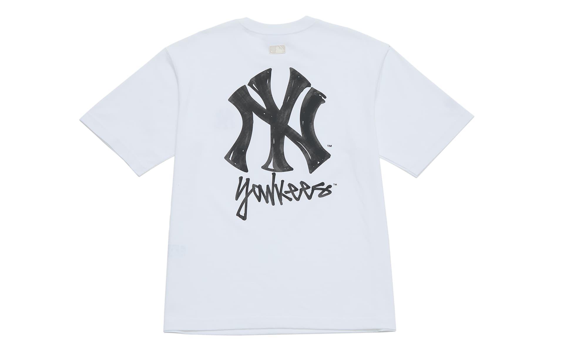 Футболка MLB New York Yankees Стандартный Белый Цвет Унисекс T-рубашки - изображение 1