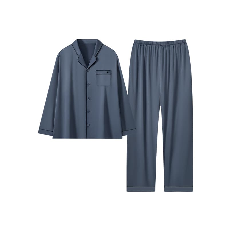 Пижама MIIOW Mist Blue Мужской Пижамный Комплект - изображение 1