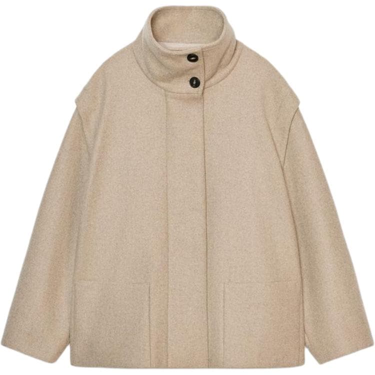 ZARA Светлый Верблюжий Женский Пальто - изображение 1