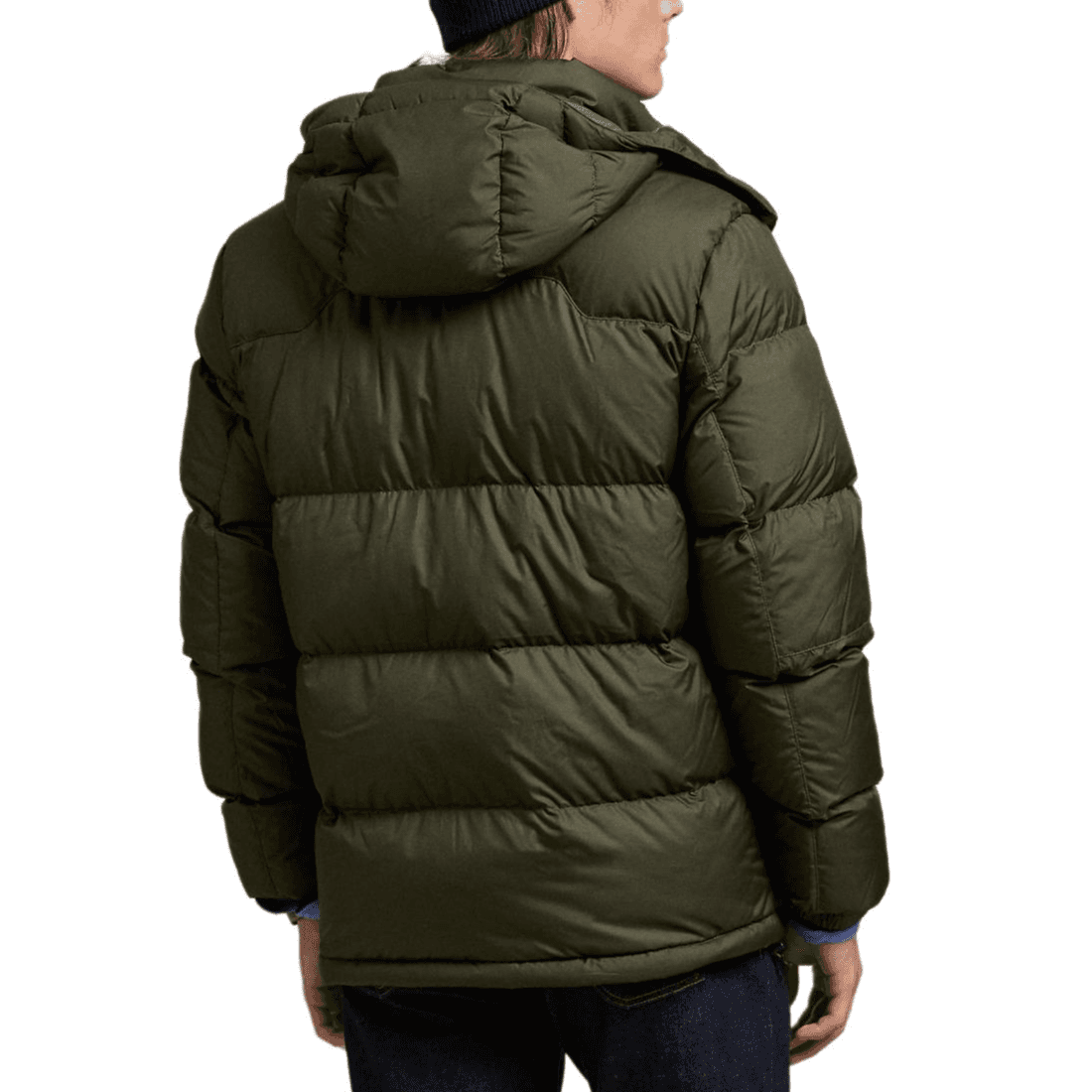 Зимняя куртка Polo Ralph Lauren FW24 Пуховик Мужской Оливково-зеленый - изображение 4