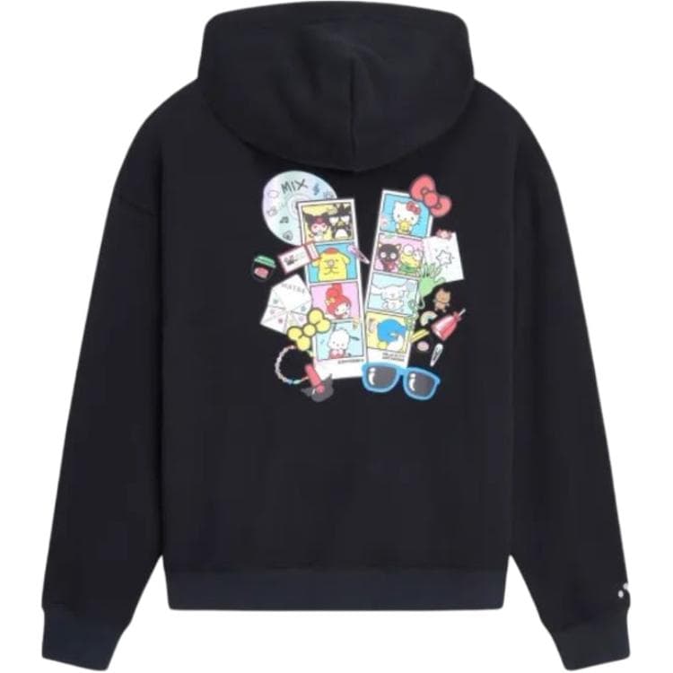 Кофта Converse x Hello Kitty And Friends Совместная коллекция С капюшоном Свитшот с молнией и длинным рукавом Мужской - изображение 2