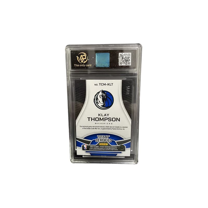 Panini TOTALLY CERT Warriors Клей Томпсон 30 75 Принт Черная Джерси Лимитированная серия Редкая Коллекционная - изображение 2