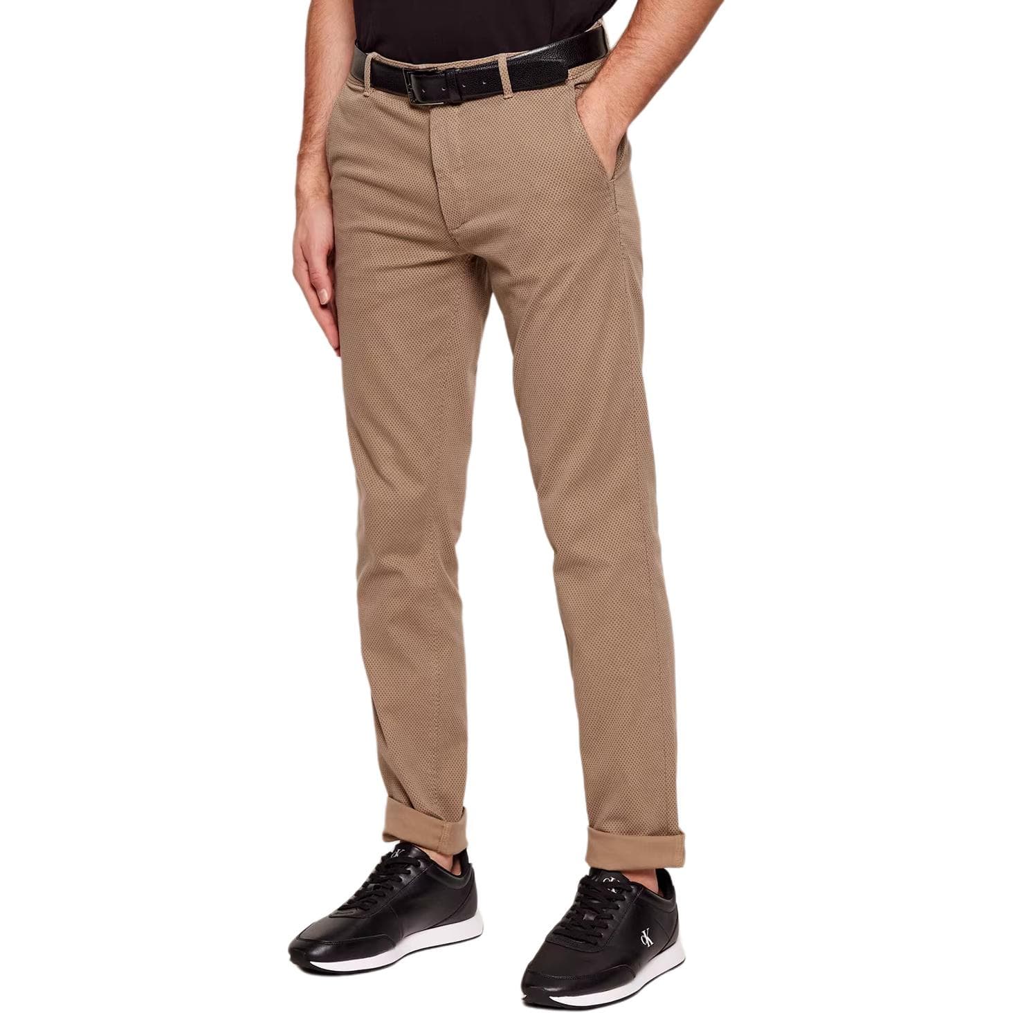 Штаны Hugo Boss Khaki Мужские Повседневные Брюки - изображение 1