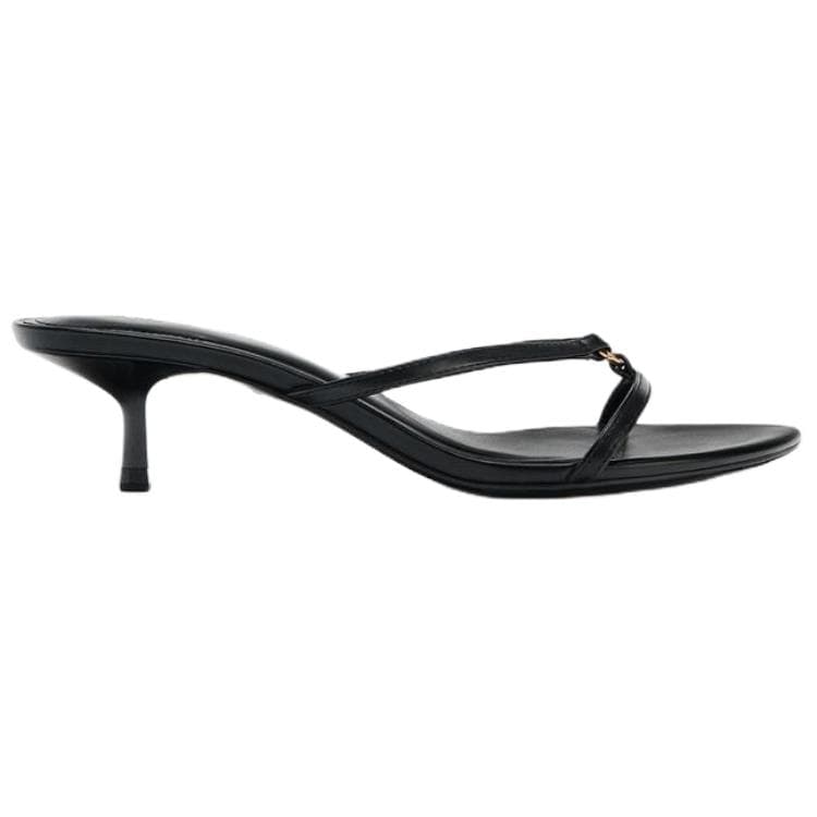 Сандалии ZARA Шлепанцы Black Women's - изображение 2