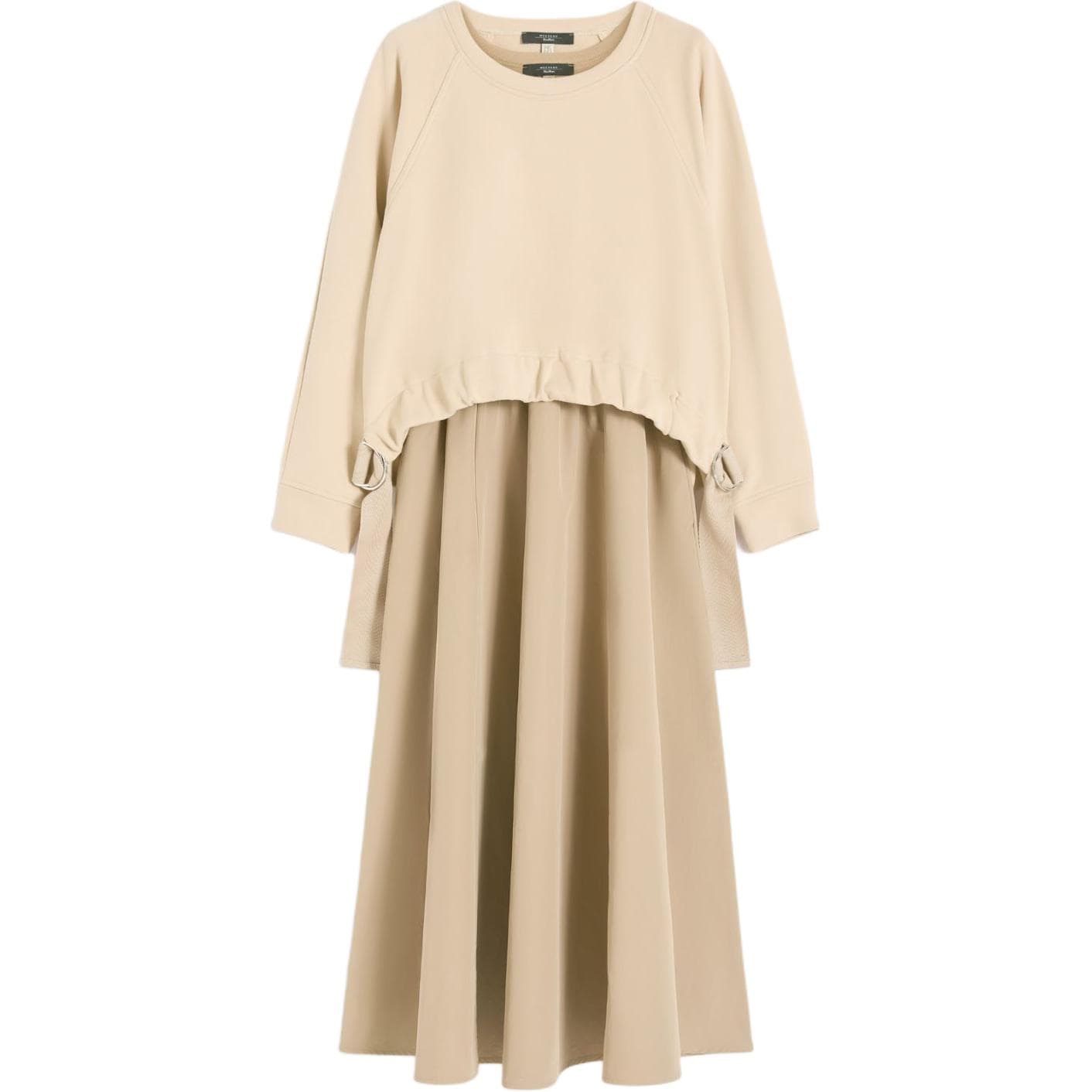 Платье WEEKEND MaxMara Длинное платье с длинными рукавами для женщин - изображение 1