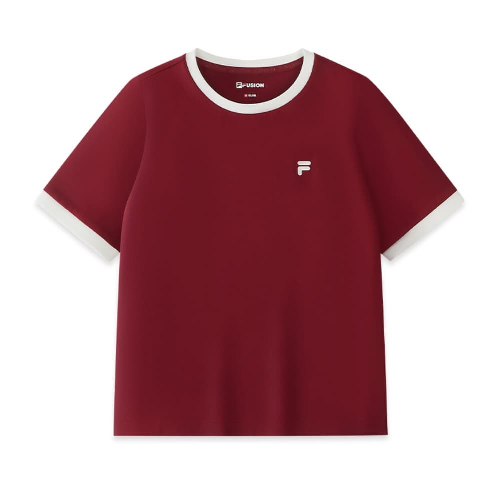 Футболка FILA FUSION FOB T Рубашка Женская Ржаво-Красная - изображение 1