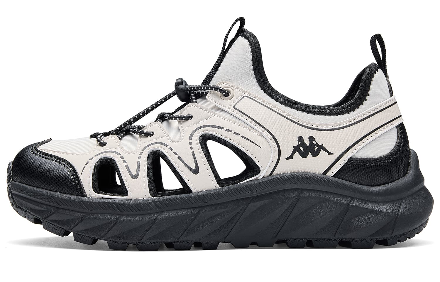 Сандалии Kappa Anti KICK Износостойкий Дышащий Низкий Верх Детские Сандалии Бежево-Коричневый Детский - изображение 1