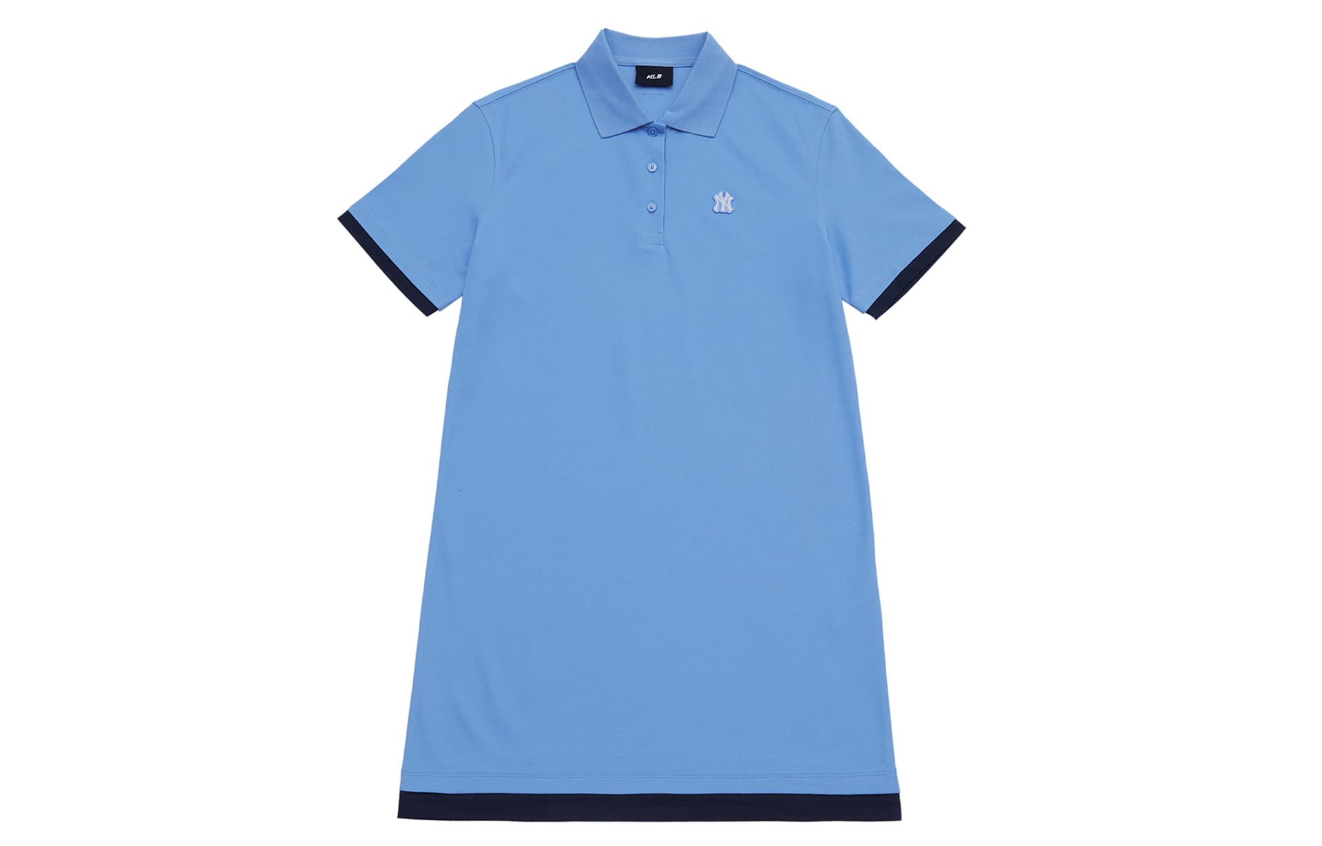 Платье MLB New York Yankees Basic Collection SS26 Короткое платье с короткими рукавами для женщин - изображение 1