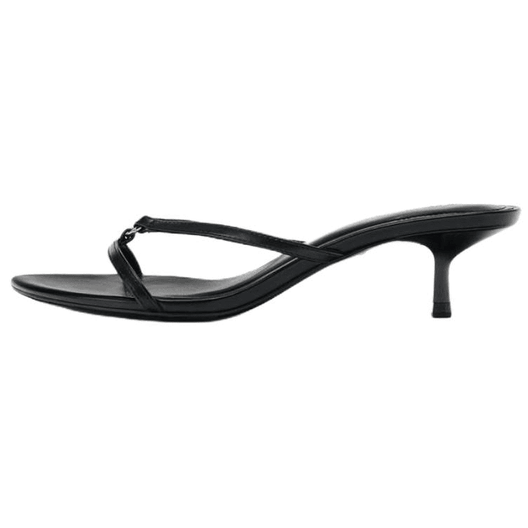 Сандалии ZARA Шлепанцы Black Women's - изображение 1