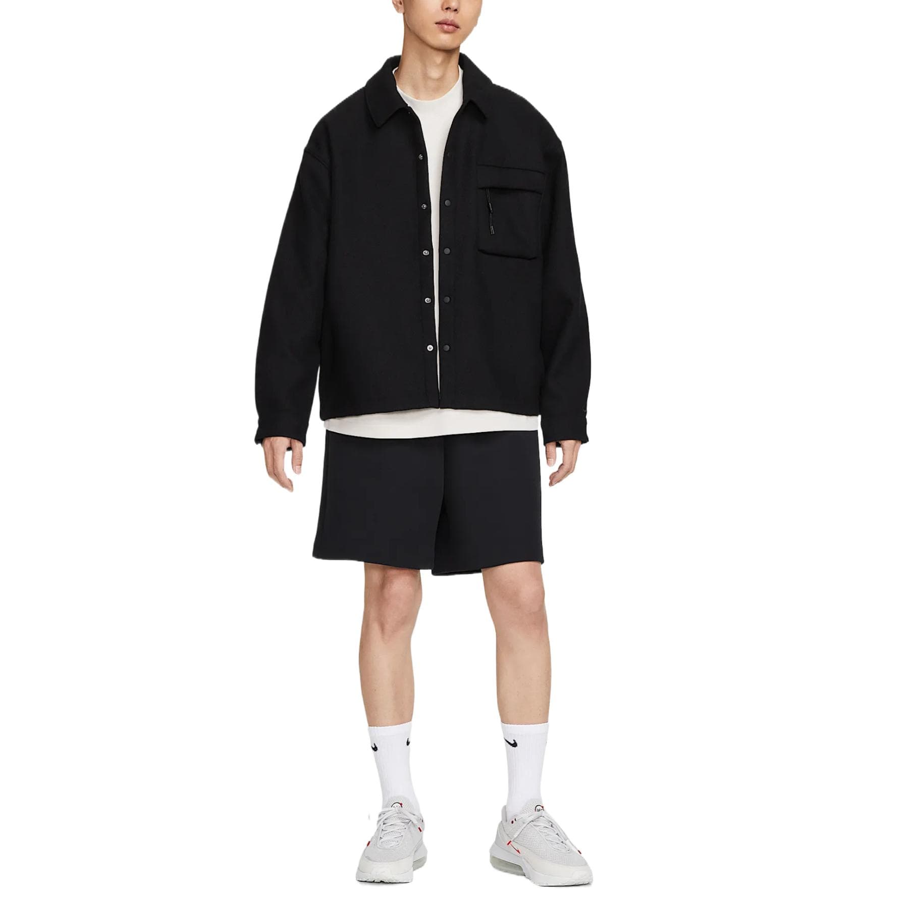 Куртка Nike Sportswear Tech Куртки и Пальто Мужские Черные - изображение 5