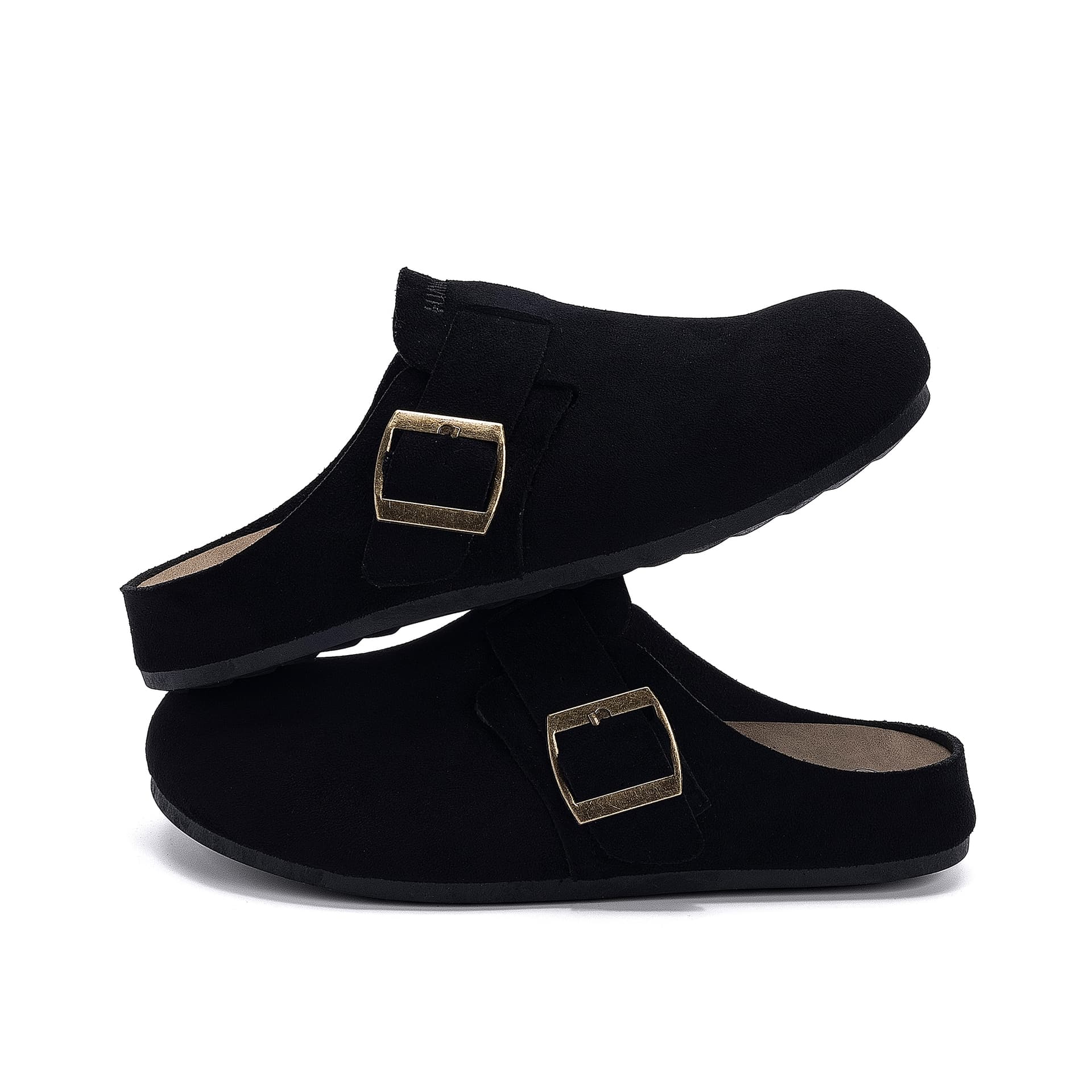 Сандалии HUANQIU Высота Увеличивающая Легкая Обувь Birkenstock Мужская Черная - изображение 4