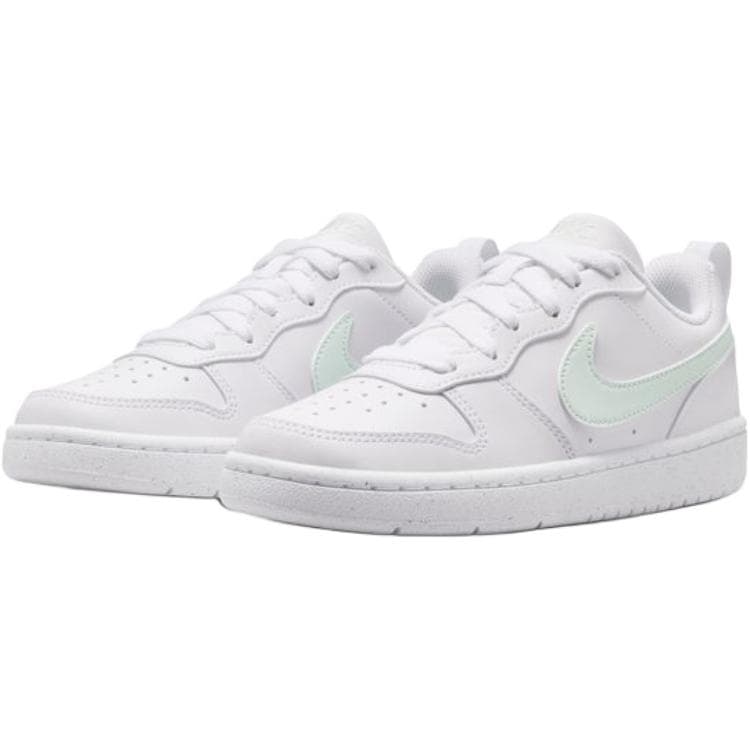 Кроссовки Nike Court Borough Low Топ Скейтборд Обувь Бело-зеленый Унисекс - изображение 3